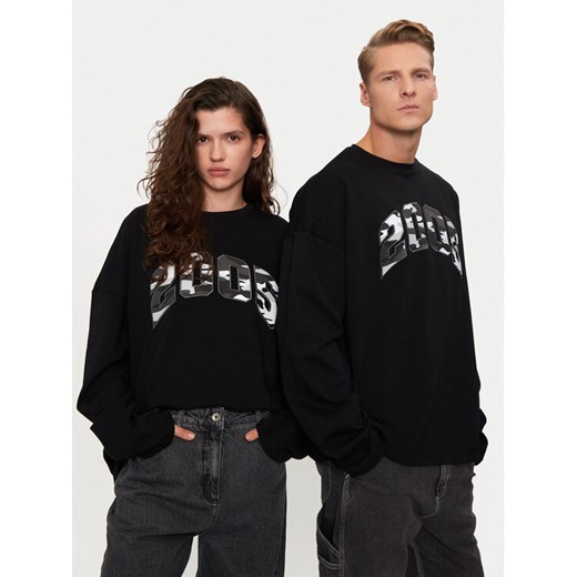 2005 Longsleeve Arc Czarny Regular Fit ze sklepu MODIVO w kategorii Bluzki damskie - zdjęcie 182618396