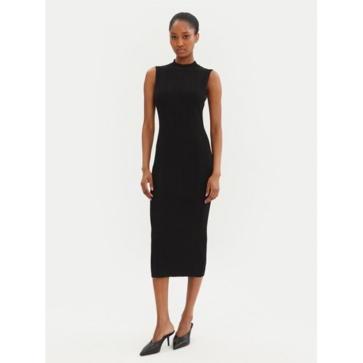 MICHAEL Michael Kors Sukienka dzianinowa MR582UN33D Czarny Slim Fit ze sklepu MODIVO w kategorii Sukienki - zdjęcie 182618416