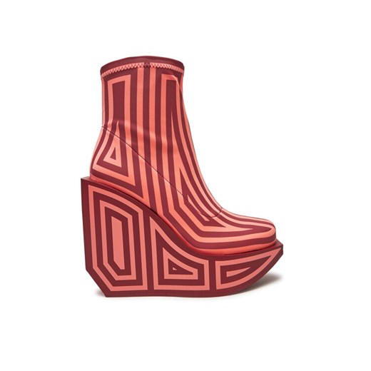 United Nude Botki Wa Bootie Hi 1087983182 Czerwony ze sklepu MODIVO w kategorii Botki - zdjęcie 182618427