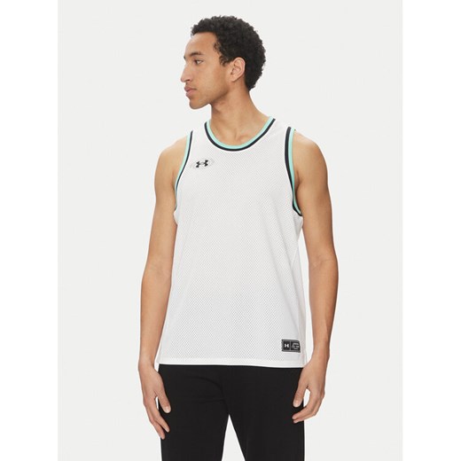 Under Armour Tank top Zone Pro 6000370 Biały Loose Fit ze sklepu MODIVO w kategorii T-shirty męskie - zdjęcie 182618538