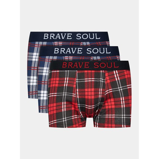 Brave Soul Komplet 3 par bokserek MBX-606ANTHONY Kolorowy Regular Fit ze sklepu MODIVO w kategorii Majtki męskie - zdjęcie 182618556