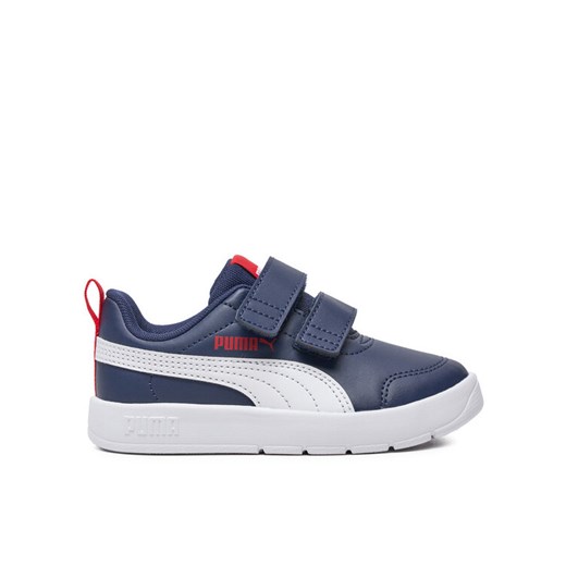 Puma Sneakersy Courtflex V3 V PS 397642 03 Granatowy ze sklepu MODIVO w kategorii Buty sportowe dziecięce - zdjęcie 182618577
