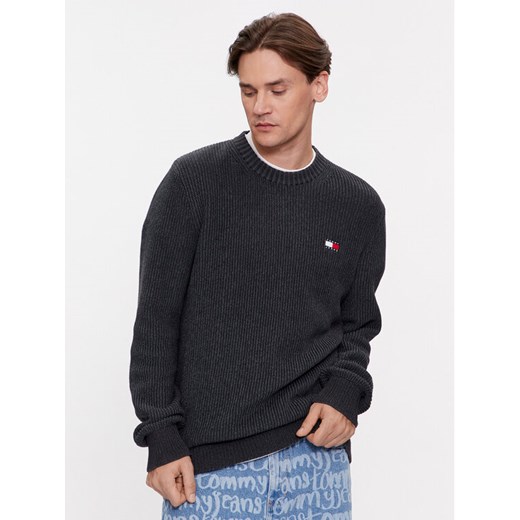 Tommy Jeans Sweter Tonal Xs Badge DM0DM17776 Czarny Regular Fit Tommy Jeans M MODIVO