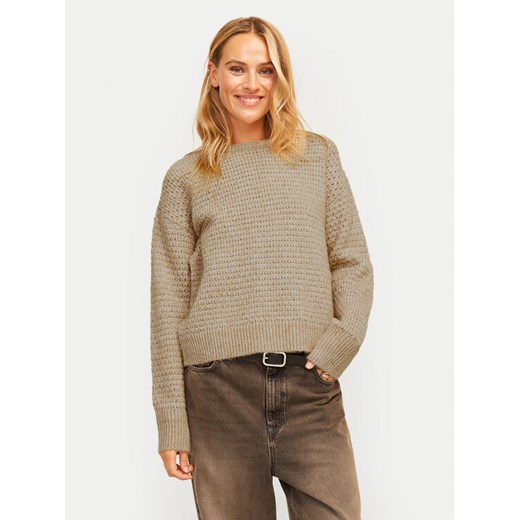 JJXX Sweter Milly 12261123 Beżowy Regular Fit ze sklepu MODIVO w kategorii Swetry damskie - zdjęcie 182618636