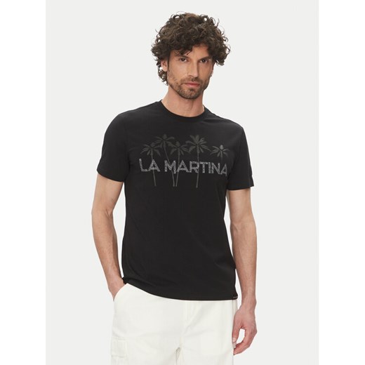 La Martina T-Shirt Andy MAR311 JS324 Czarny Regular Fit ze sklepu MODIVO w kategorii T-shirty męskie - zdjęcie 182618695