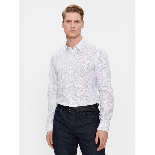 Boss Koszula S-Liam-Kent-C1-233 50510014 Biały Regular Fit ze sklepu MODIVO w kategorii Koszule męskie - zdjęcie 182618767