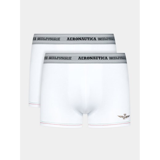 Aeronautica Militare Komplet 2 par bokserek AM1UBX004 Biały ze sklepu MODIVO w kategorii Majtki męskie - zdjęcie 182618806