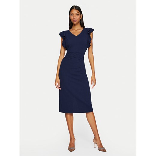 Vila Sukienka koktajlowa Clara 14100344 Granatowy Slim Fit Vila XS MODIVO