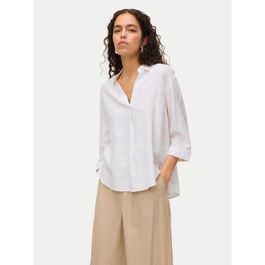 Vero Moda Bluzka Linn 10310759 Biały Loose Fit ze sklepu MODIVO w kategorii Bluzki damskie - zdjęcie 182618815