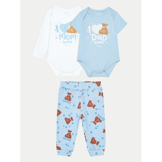 Guess Komplet body i śpiochy P5RG02 K6YW1 Kolorowy Regular Fit ze sklepu MODIVO w kategorii Odzież dla niemowląt - zdjęcie 182618847