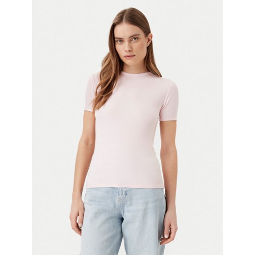 Calvin Klein Top K20K208247 Różowy Slim Fit ze sklepu MODIVO w kategorii Bluzki damskie - zdjęcie 182618985