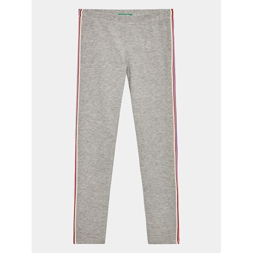 United Colors Of Benetton Legginsy 3DKECF041 Szary Slim Fit ze sklepu MODIVO w kategorii Spodnie dziewczęce - zdjęcie 182618998