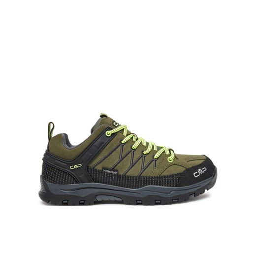 CMP Trekkingi Kids Rigel Mid Trekking Shoe Wp 3Q12944J Zielony ze sklepu MODIVO w kategorii Buty trekkingowe dziecięce - zdjęcie 182619028