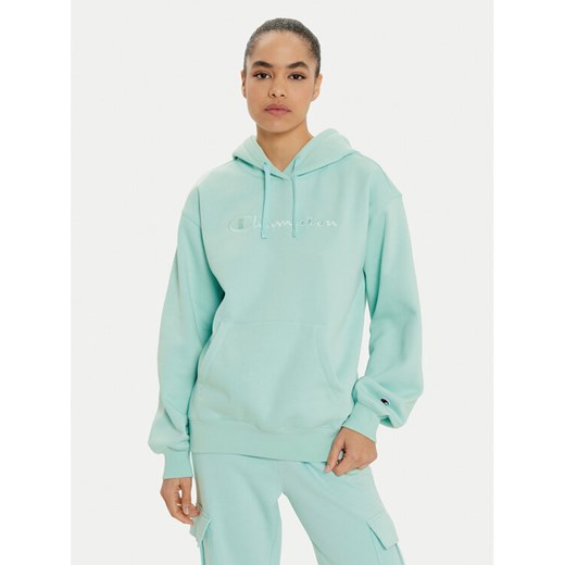 Champion Bluza 117581 Zielony Regular Fit ze sklepu MODIVO w kategorii Bluzy damskie - zdjęcie 182619055