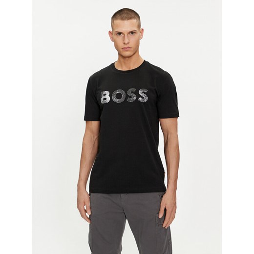 Boss T-Shirt Te_Bossocean 50515997 Czarny Regular Fit ze sklepu MODIVO w kategorii T-shirty męskie - zdjęcie 182619079