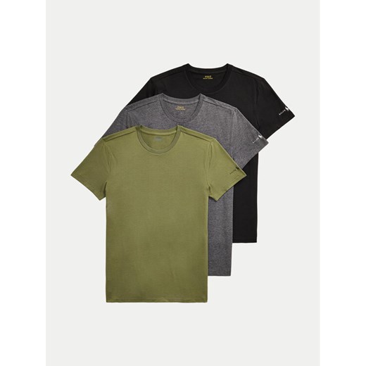 Polo Ralph Lauren Komplet 3 t-shirtów 714965508003 Kolorowy Slim Fit ze sklepu MODIVO w kategorii T-shirty męskie - zdjęcie 182619105