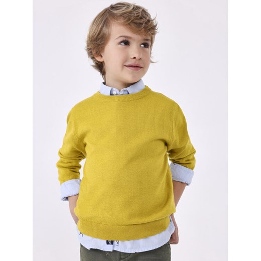 Mayoral Sweter 323 Żółty Regular Fit ze sklepu MODIVO w kategorii Swetry chłopięce - zdjęcie 182619145