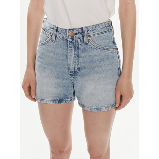 Wrangler Szorty jeansowe Cowboy 112351074 Niebieski Relaxed Fit ze sklepu MODIVO w kategorii Szorty - zdjęcie 182619205