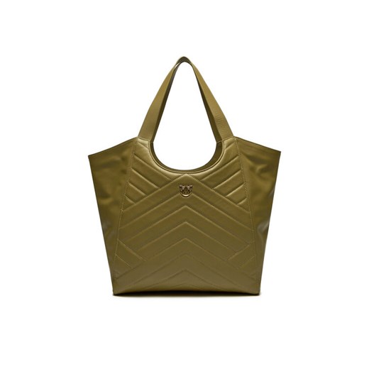 PINKO Torebka Tote Bag Puzzle 104536 A29Y V68Q Zielony ze sklepu MODIVO w kategorii Torby Shopper bag - zdjęcie 182619206