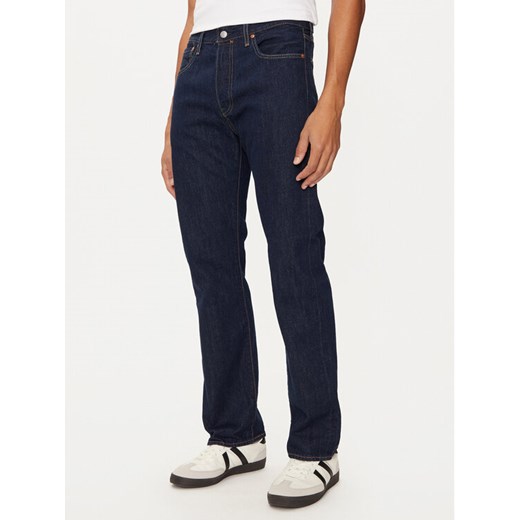 Levi's® Jeansy 501® 00501-0101 Granatowy Original Fit ze sklepu MODIVO w kategorii Jeansy męskie - zdjęcie 182619317