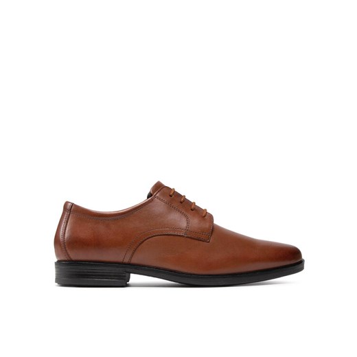 Clarks Półbuty Howard Walk 261620177 Brązowy ze sklepu MODIVO w kategorii Buty eleganckie męskie - zdjęcie 182619326