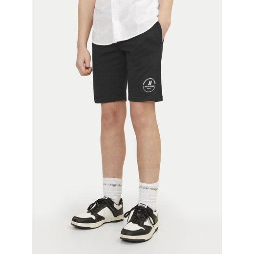 Jack&Jones Junior Szorty sportowe Swift 12249966 Czarny Slim Fit ze sklepu MODIVO w kategorii Spodenki chłopięce - zdjęcie 182619358
