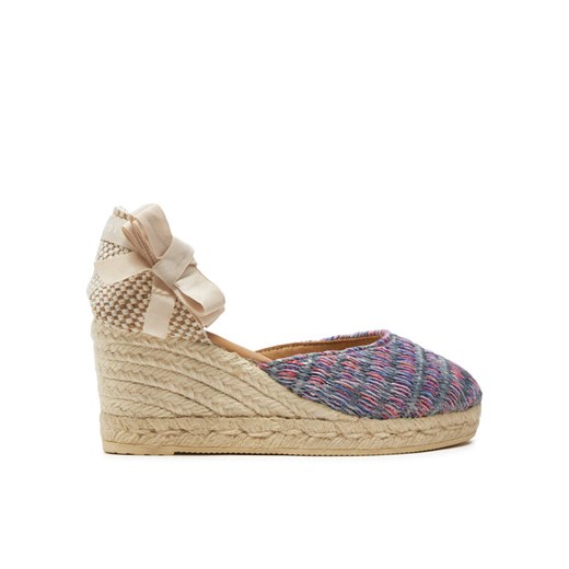 Manebi Espadryle Acapulco Low Wedge Espadrilles G 0.6 WL Fioletowy ze sklepu MODIVO w kategorii Espadryle damskie - zdjęcie 182619369