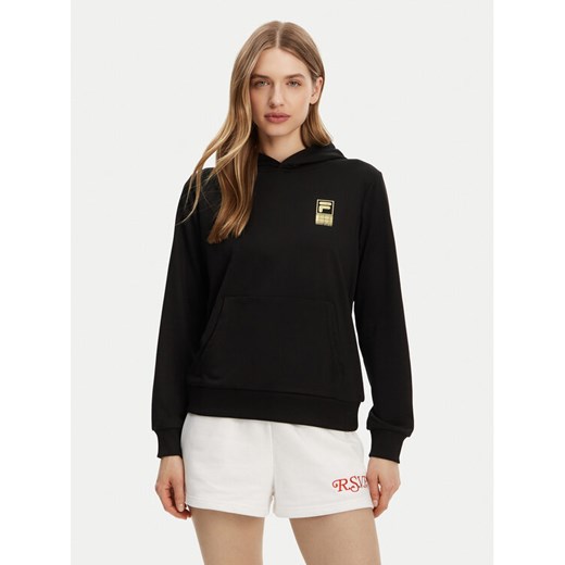 Fila Bluza Lisakovsk FAW1046 Czarny Regular Fit ze sklepu MODIVO w kategorii Bluzy damskie - zdjęcie 182619377
