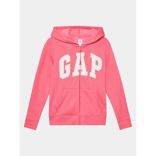 Gap Bluza 692277-01 Różowy Regular Fit ze sklepu MODIVO w kategorii Bluzy dziewczęce - zdjęcie 182619436