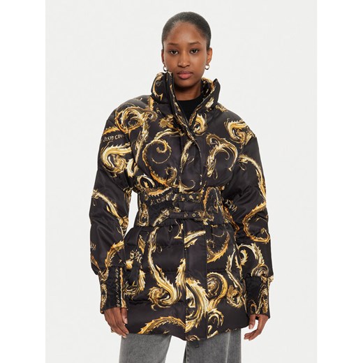 Versace Jeans Couture Kurtka puchowa 77HAU415 Czarny Slim Fit ze sklepu MODIVO w kategorii Kurtki damskie - zdjęcie 182619458