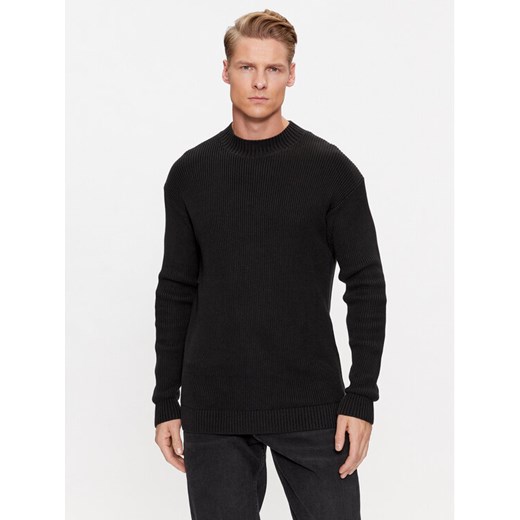 Calvin Klein Jeans Golf Blown Up J30J324507 Czarny Regular Fit ze sklepu MODIVO w kategorii Swetry męskie - zdjęcie 182619545