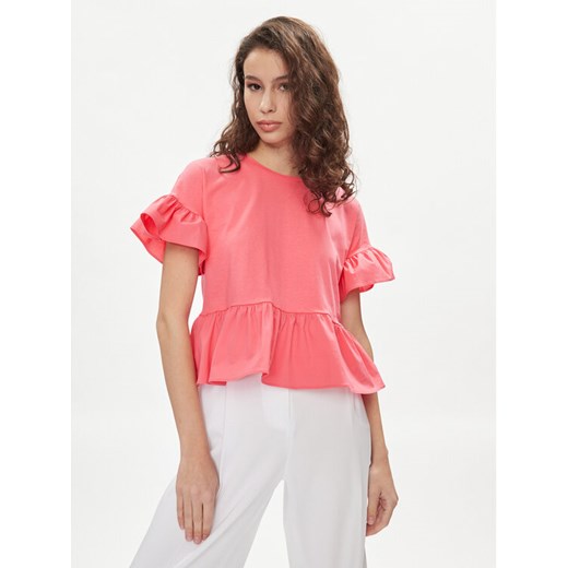 Liu Jo Bluzka MA4345 J6308 Różowy Relaxed Fit ze sklepu MODIVO w kategorii Bluzki damskie - zdjęcie 182619595
