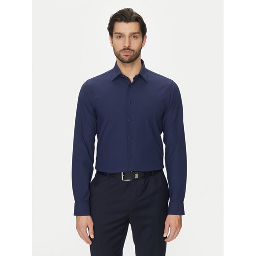 Michael Kors Koszula MK0DS01531 Granatowy Slim Fit ze sklepu MODIVO w kategorii Koszule męskie - zdjęcie 182619617