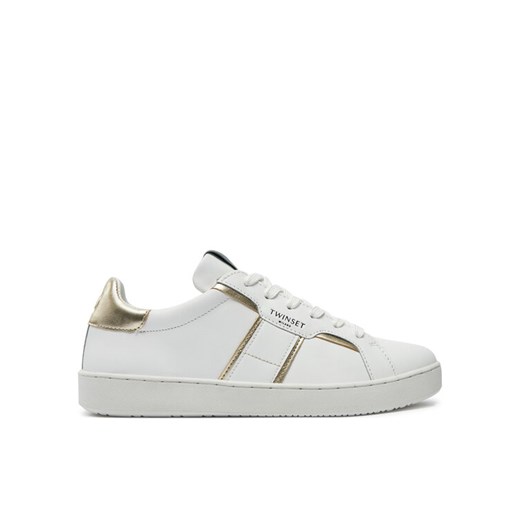 TWINSET Sneakersy 241TCT090 Biały ze sklepu MODIVO w kategorii Buty sportowe damskie - zdjęcie 182619647
