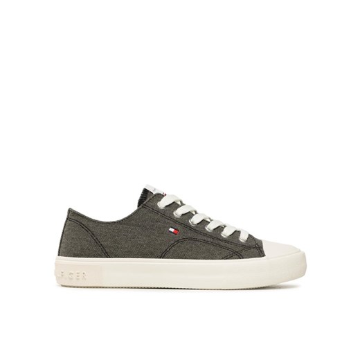 Tommy Hilfiger Trampki Low Cut Lce-Up T3X9-32827-0890 S Czarny ze sklepu MODIVO w kategorii Trampki dziecięce - zdjęcie 182619676