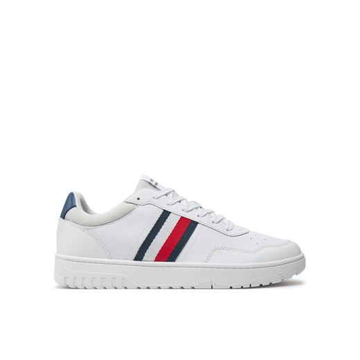 Tommy Hilfiger Sneakersy Th Basket Core Lite FM0FM05116 Biały ze sklepu MODIVO w kategorii Buty sportowe męskie - zdjęcie 182619757