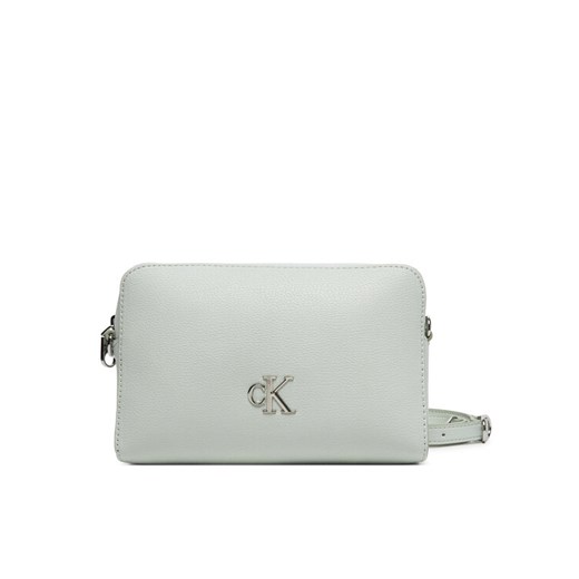 Calvin Klein Jeans Torebka Minimal Monogram Camera Bag 20 LV04K3162G Szary ze sklepu MODIVO w kategorii Listonoszki - zdjęcie 182619836