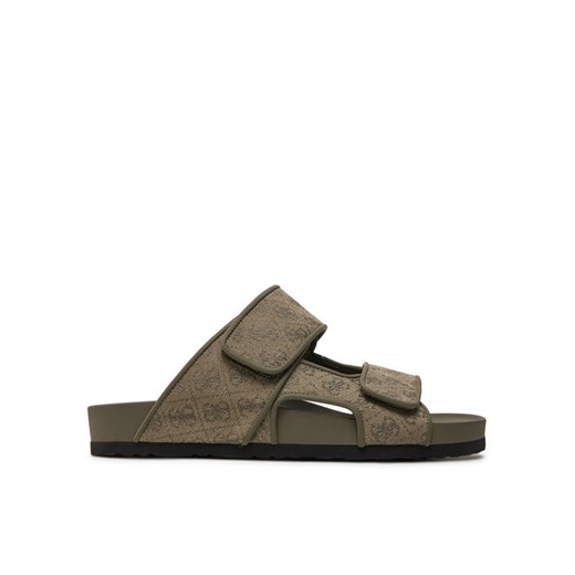 Guess Klapki Igea II Jqd 4g FMGIGJ FAL03 Khaki ze sklepu MODIVO w kategorii Klapki męskie - zdjęcie 182619848