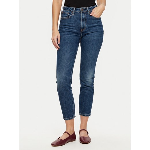 Tommy Hilfiger Jeansy WW0WW43711 Niebieski Slim Fit ze sklepu MODIVO w kategorii Jeansy damskie - zdjęcie 182619855