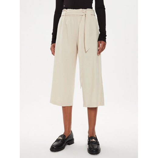JDY Kuloty Say 15254627 Beżowy Loose Fit ze sklepu MODIVO w kategorii Spodnie damskie - zdjęcie 182619865