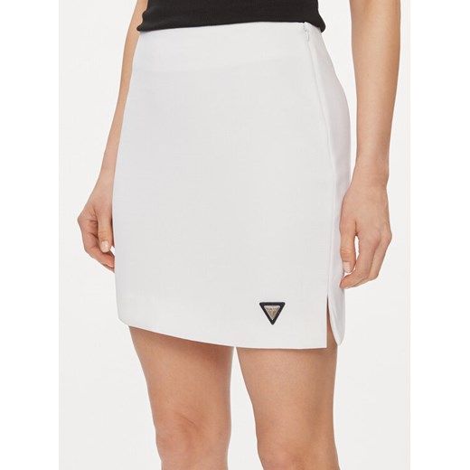 Guess Spódnica mini Mylah V4GD03 KBFB2 Biały Regular Fit Guess XL MODIVO