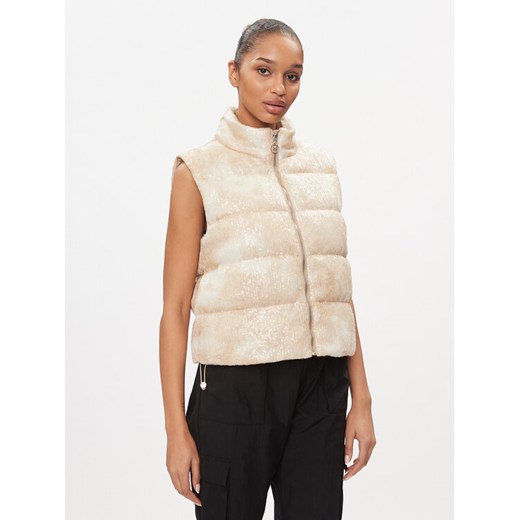Liu Jo Sport Bezrękawnik TA4061 J4623 Écru Regular Fit M MODIVO