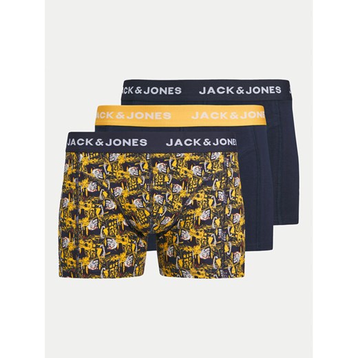 Jack&Jones Junior Komplet 3 par bokserek Skull Rock 12259491 Kolorowy Jack&jones Junior 140 MODIVO
