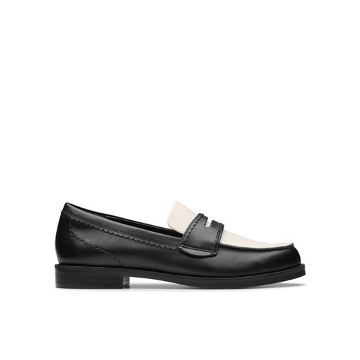 Clarks Mokasyny Straven Edge 26181270 Czarny ze sklepu MODIVO w kategorii Mokasyny damskie - zdjęcie 182619978