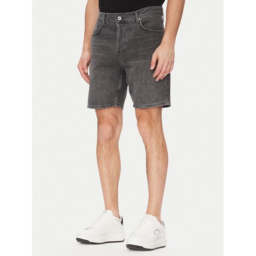 Karl Lagerfeld Jeans Szorty jeansowe A2M10084 Szary Relaxed Fit ze sklepu MODIVO w kategorii Spodenki męskie - zdjęcie 182620047
