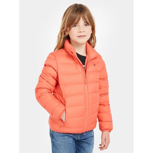 Tommy Hilfiger Kurtka puchowa Essential KS0KS00440 M Różowy Regular Fit ze sklepu MODIVO w kategorii Kurtki dziewczęce - zdjęcie 182620145