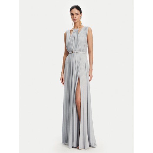 Elisabetta Franchi Sukienka wieczorowa AB-R21-52E2 Błękitny Regular Fit ze sklepu MODIVO w kategorii Sukienki - zdjęcie 182620146