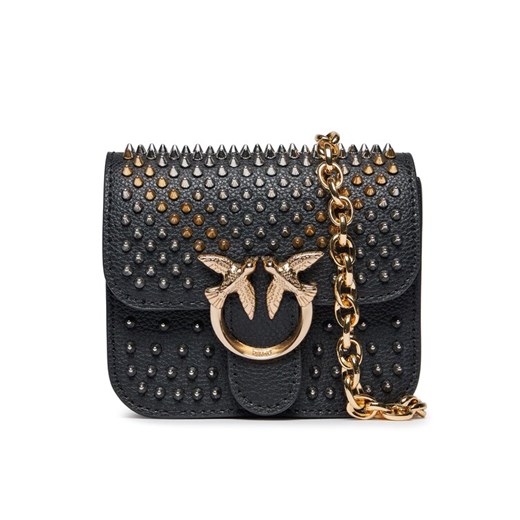 Pinko Torebka Love Bell Micro AI 23-24 PCPL 100049 A18K Czarny ze sklepu MODIVO w kategorii Kopertówki - zdjęcie 182620155