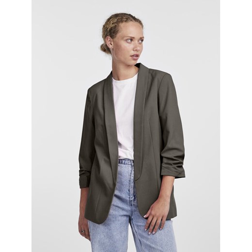 Pieces Marynarka Bosella 17090996 Brązowy Regular Fit ze sklepu MODIVO w kategorii Marynarki damskie - zdjęcie 182620168