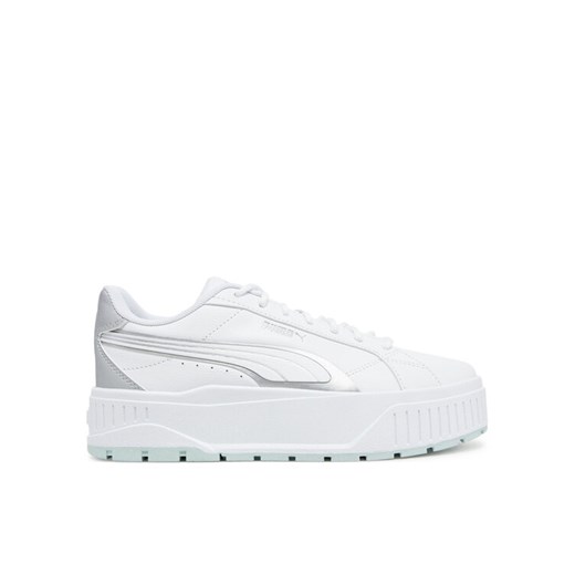 Puma Sneakersy Karmen II Aqua Metallics 401614 01 Biały ze sklepu MODIVO w kategorii Buty sportowe damskie - zdjęcie 182620395